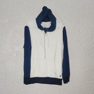 Ameeican Eagle White and Blue Hoodie